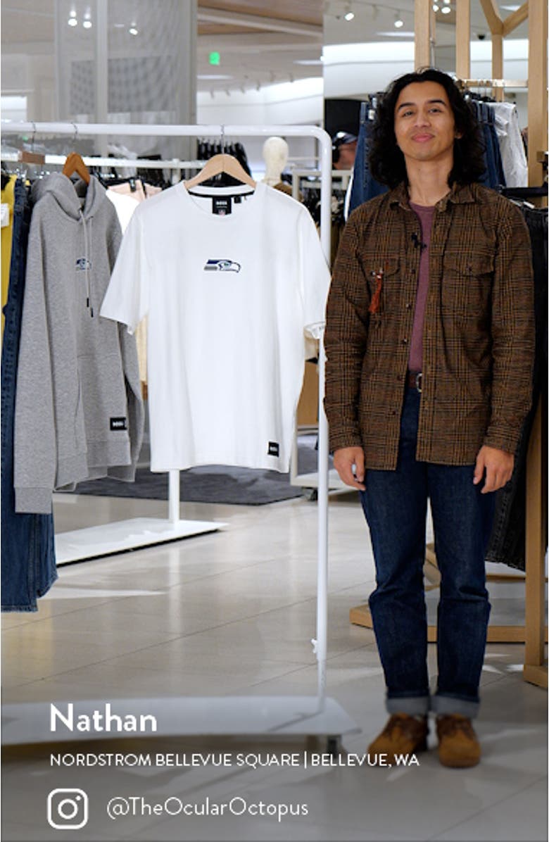 x NFL Stretch Cotton Graphic T-Shirt, sales video thumbnail