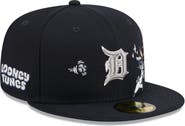 New Era Men's New Era Navy Detroit Tigers Looney Tunes Bugs Bunny 59FIFTY Fitted Hat
