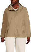 Lands' End Squall Waterproof Rain Slicker Jacket