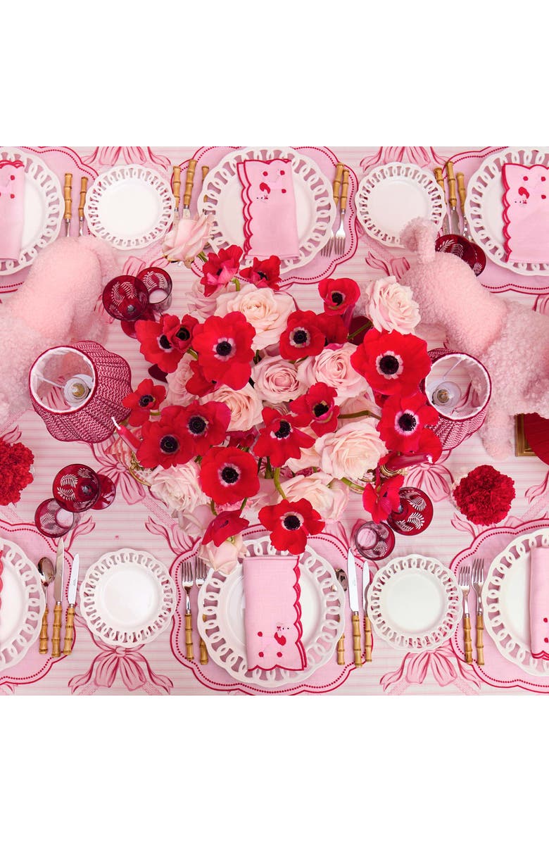 Mrs. Alice White Lace Starter Plates, Alternate, color, White