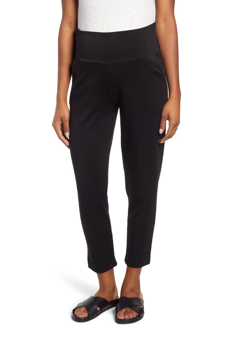 Maternity Pants, Main, color, BLACK
