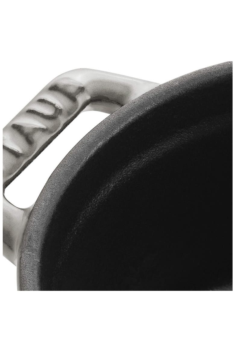 Enameled Cast Iron 0.25-Quart Mini Cocotte, Alternate, color, GRAPHITE GREY