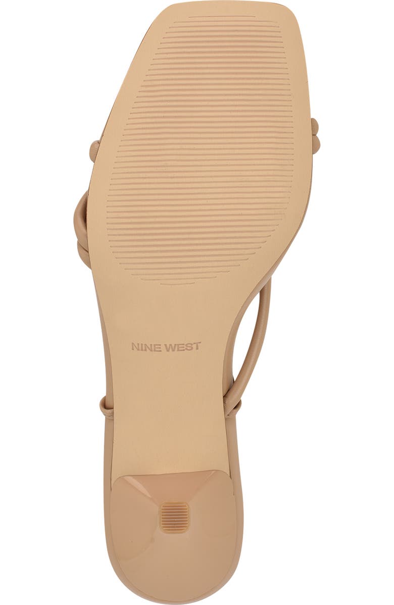 Nine West Hendy Ankle Wrap Sandal, Alternate, color, Light Natural