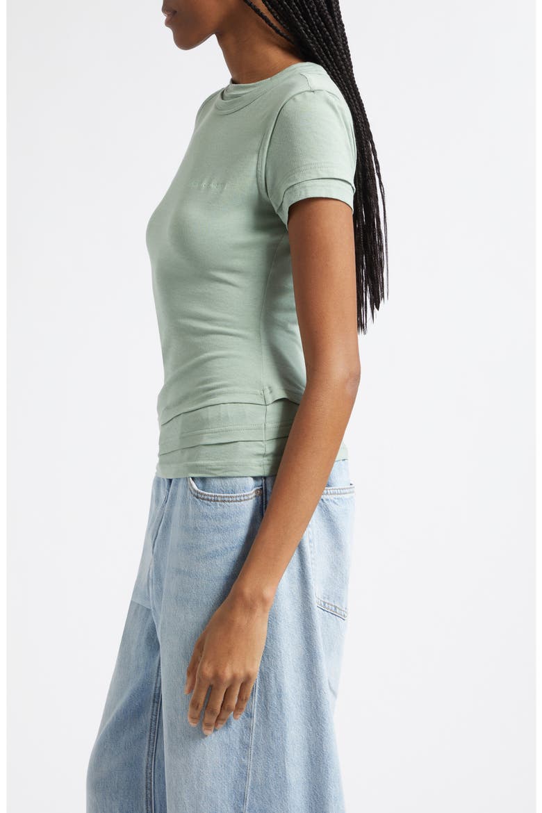 Layered T-Shirt, Alternate, color, BLAZE GREEN