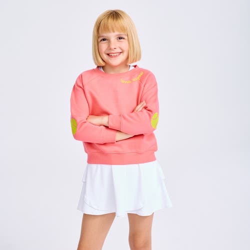 Ame & Lulu Kids On The Court Sweatshirt In Pink