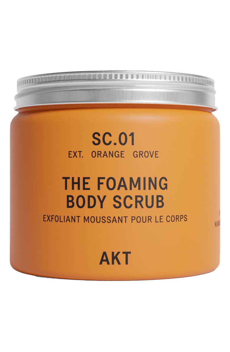 AKT The Foaming Body Scrub, Main, color, Sc.01 Orange Grove