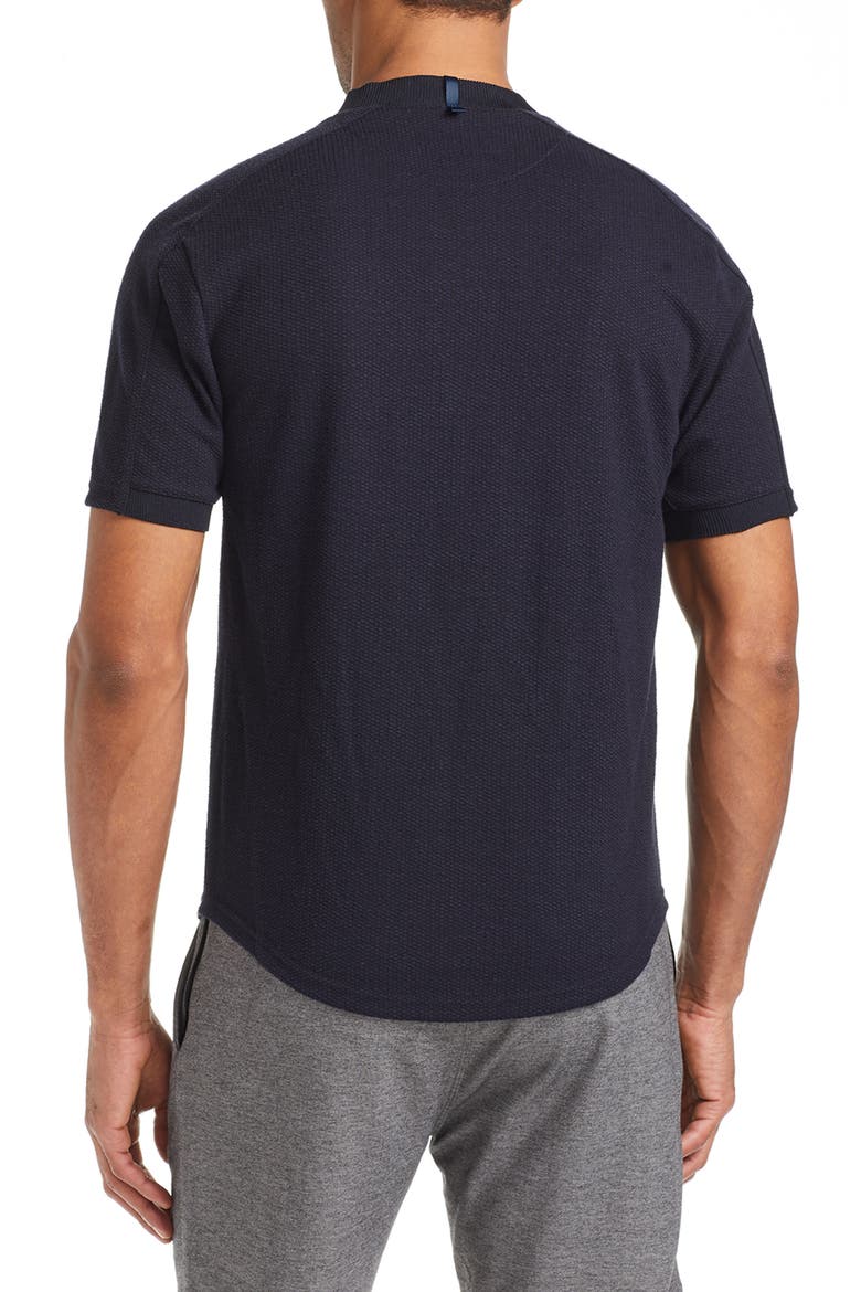 Mason Quarter Zip T-Shirt, Alternate, color, NAVY