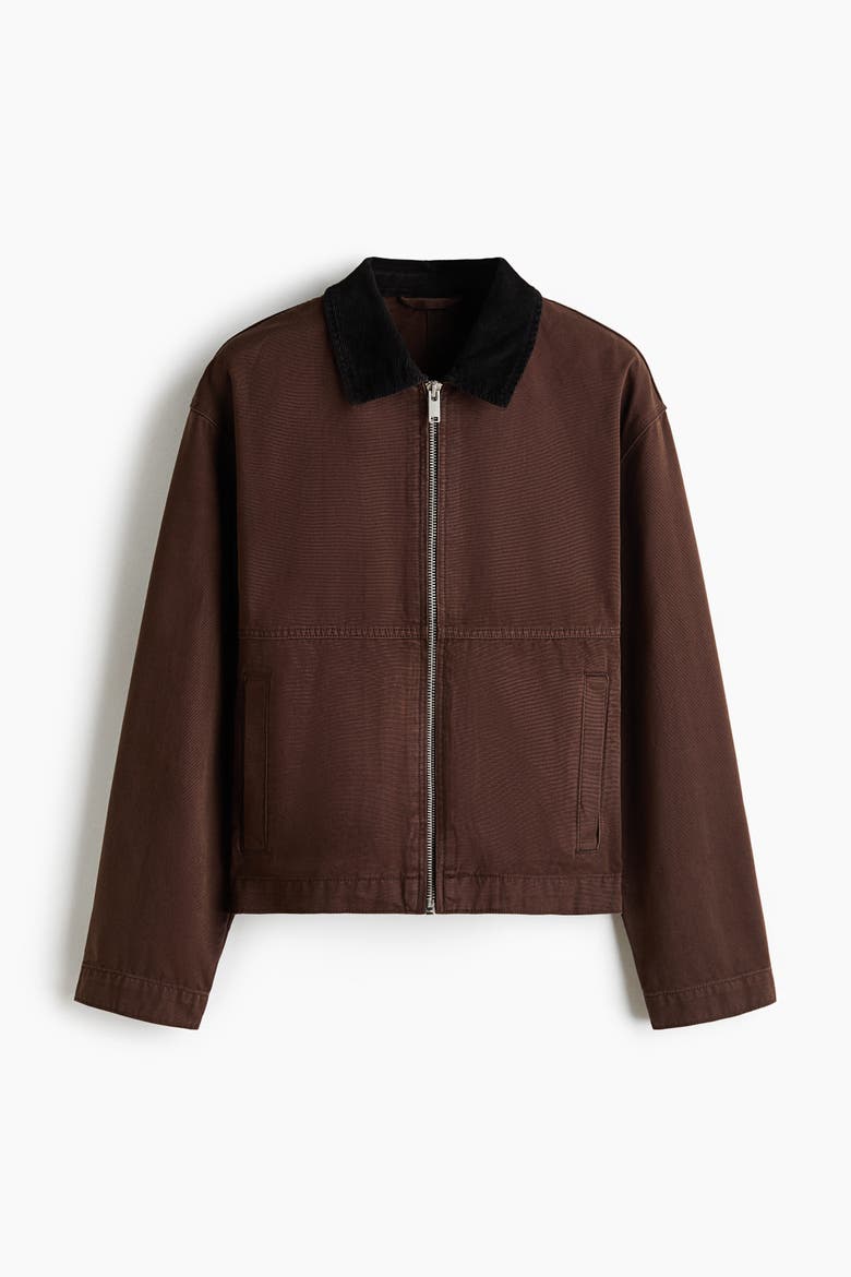 Workwear Jacket, Main, color, Dark brown