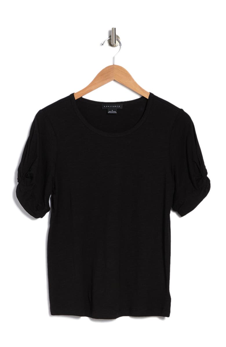 Sanctuary Twist Sleeve Puff Tee, Alternate, color,
