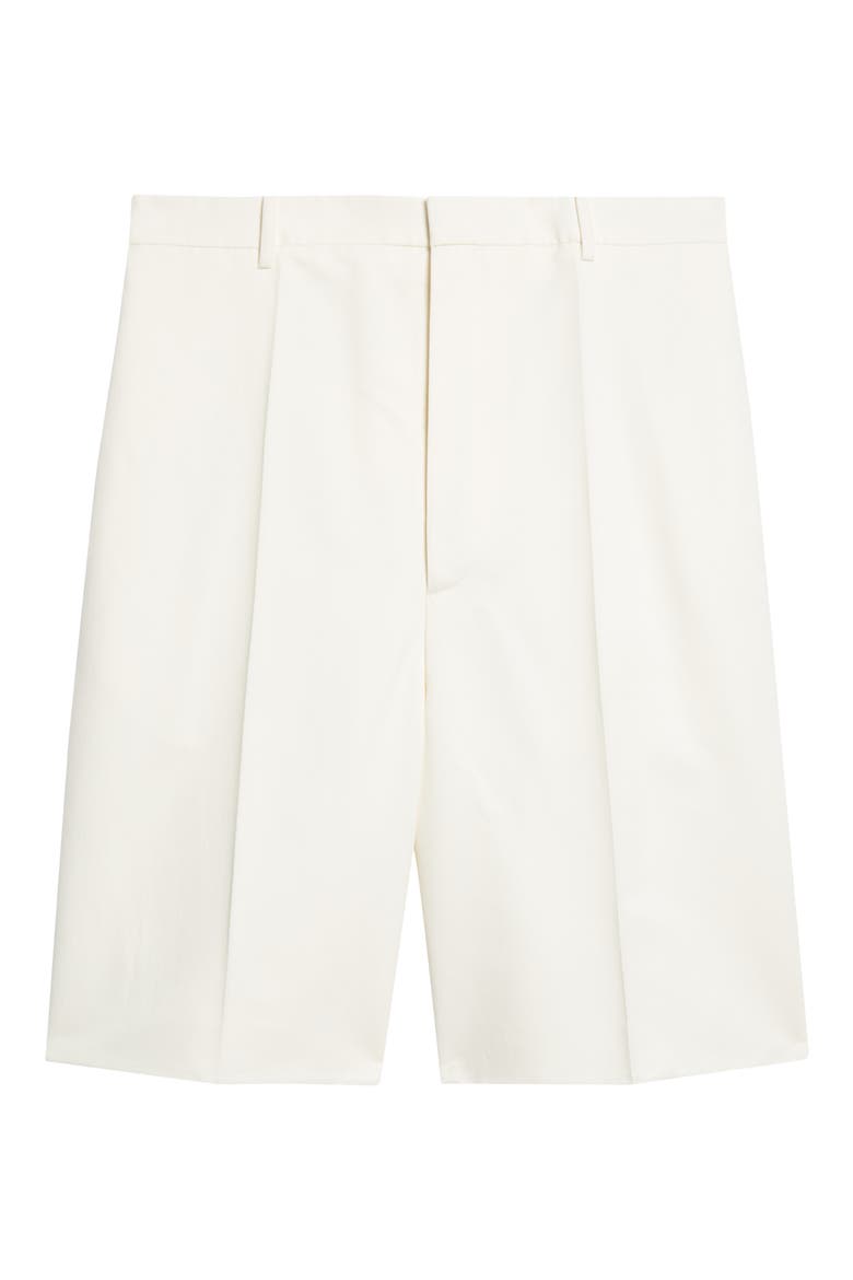 Cotton & Silk Crinkled Toile Shorts, Alternate, color, 9107 PARCHMENT