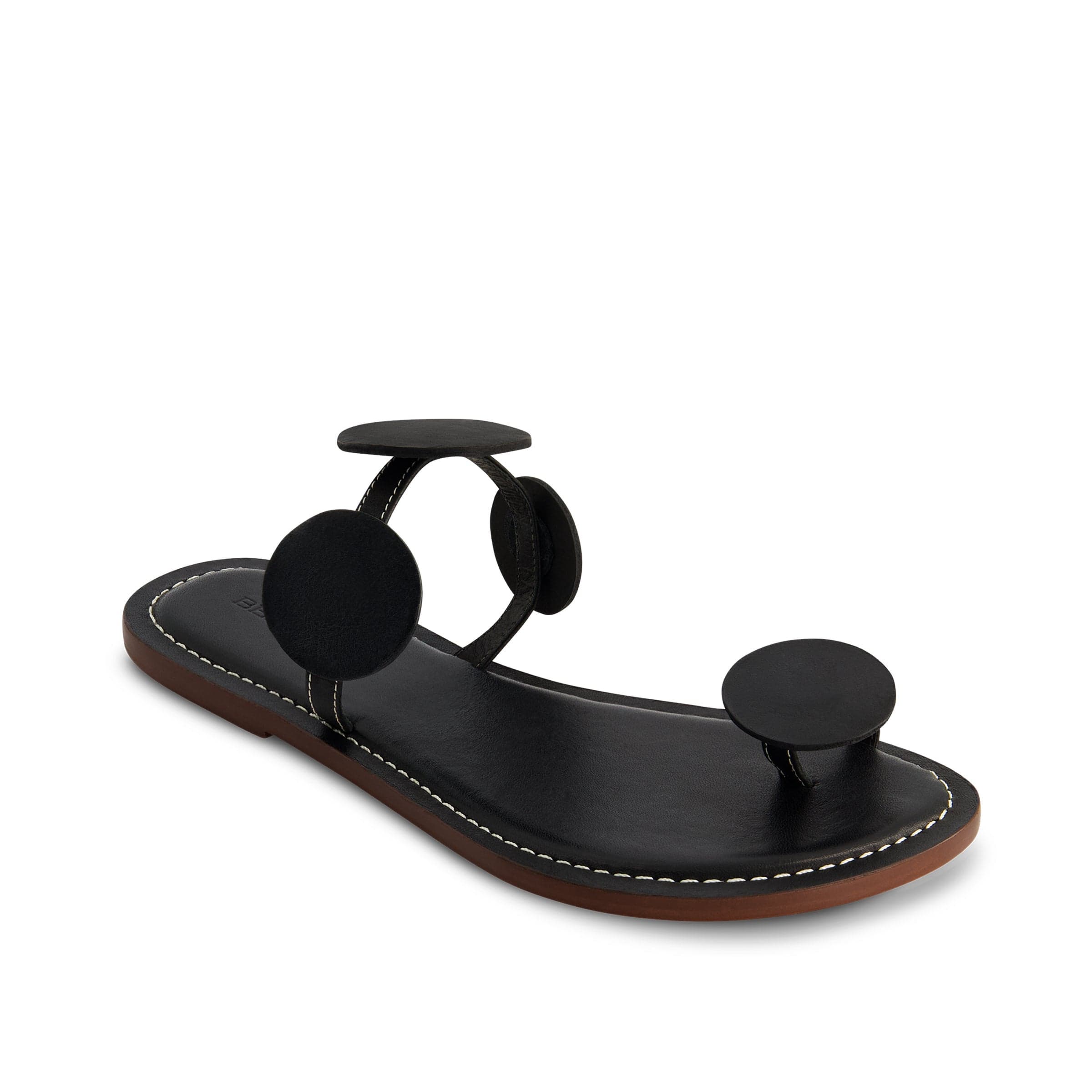 Bernardo Footwear New Moon Toe Loop Sandal, Alternate, color, Black