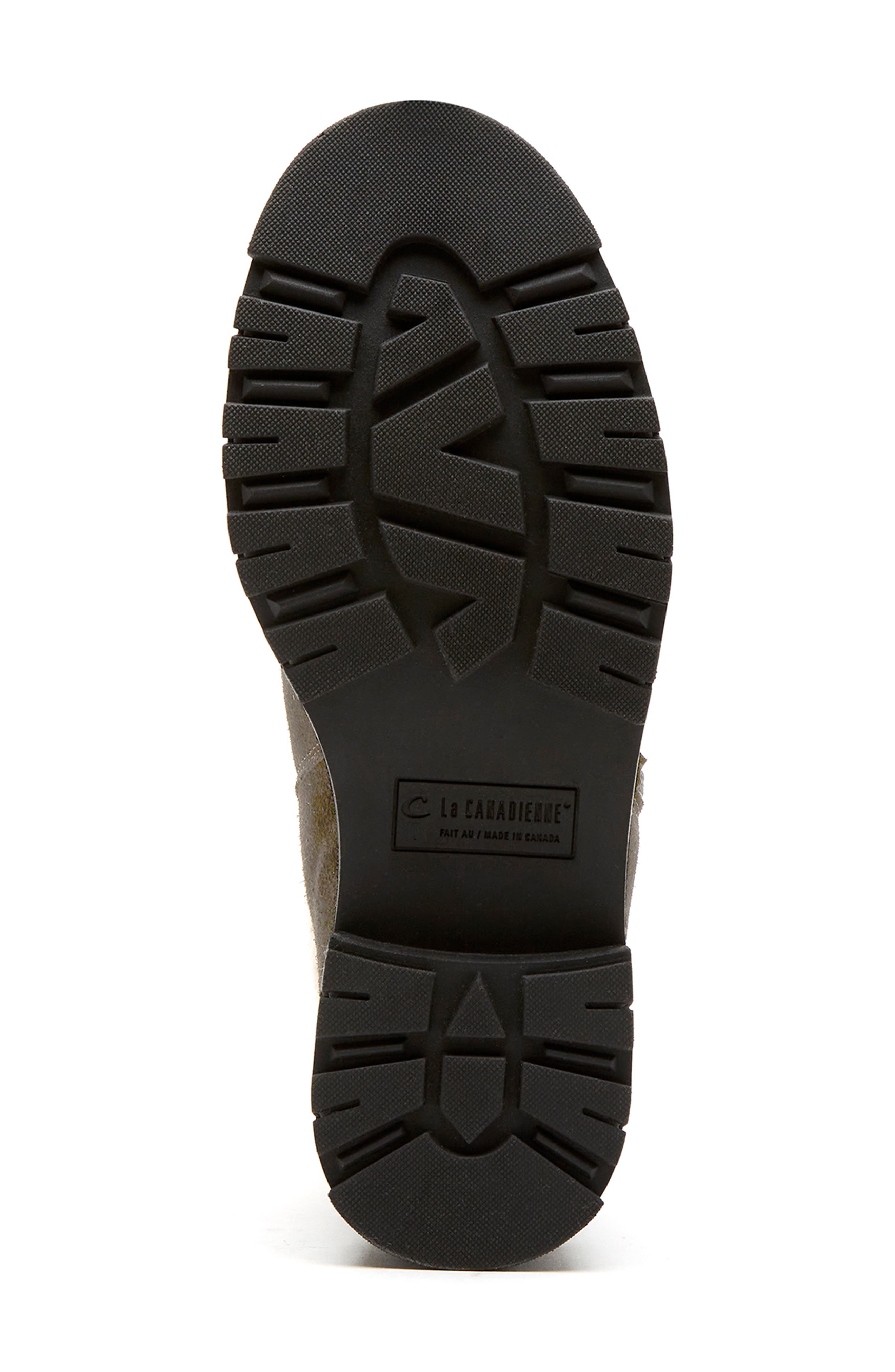 La Canadienne Declan Waterproof Genuine Shearling Boot, Alternate, color, Cement Suede