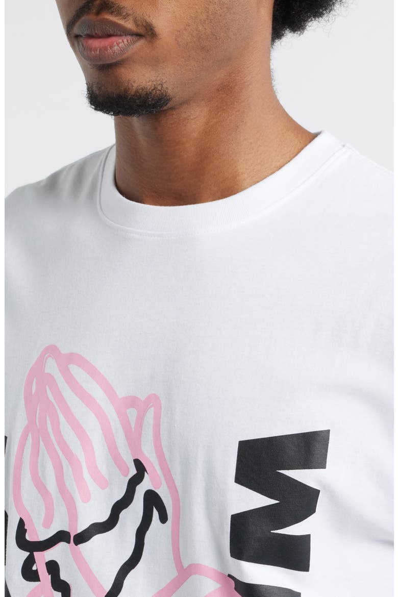And Then You Pray for Me Cotton Graphic T-Shirt, Alternate, color, BLEACH WHITE