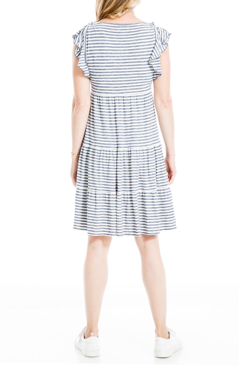 MAX STUDIO V-Neck Tiered Dress, Alternate, color, 