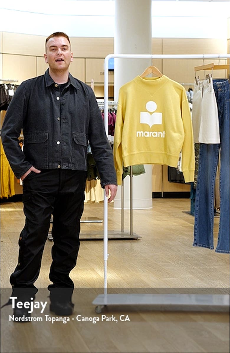 Moby Mock Neck Logo Graphic Sweatshirt, sales video thumbnail