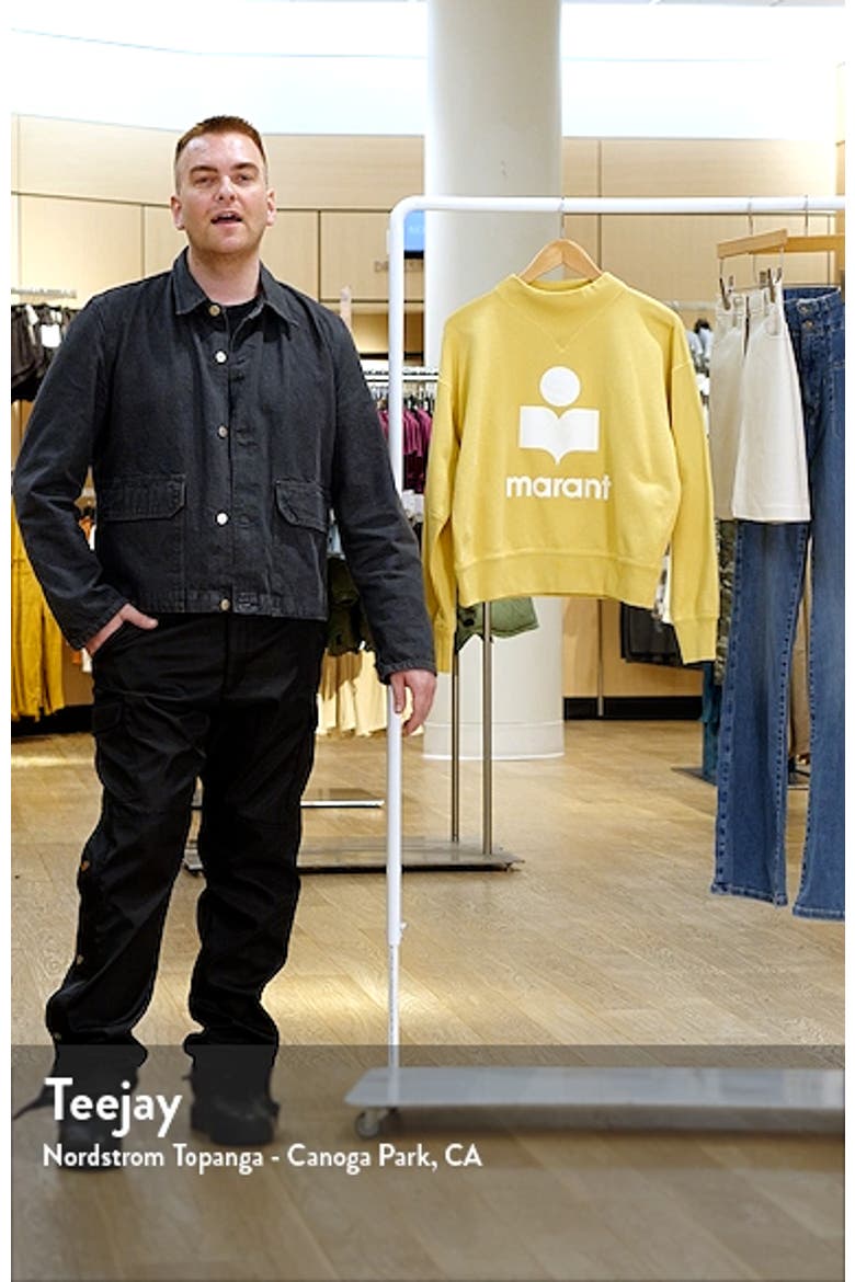 Moby Mock Neck Logo Graphic Sweatshirt video
