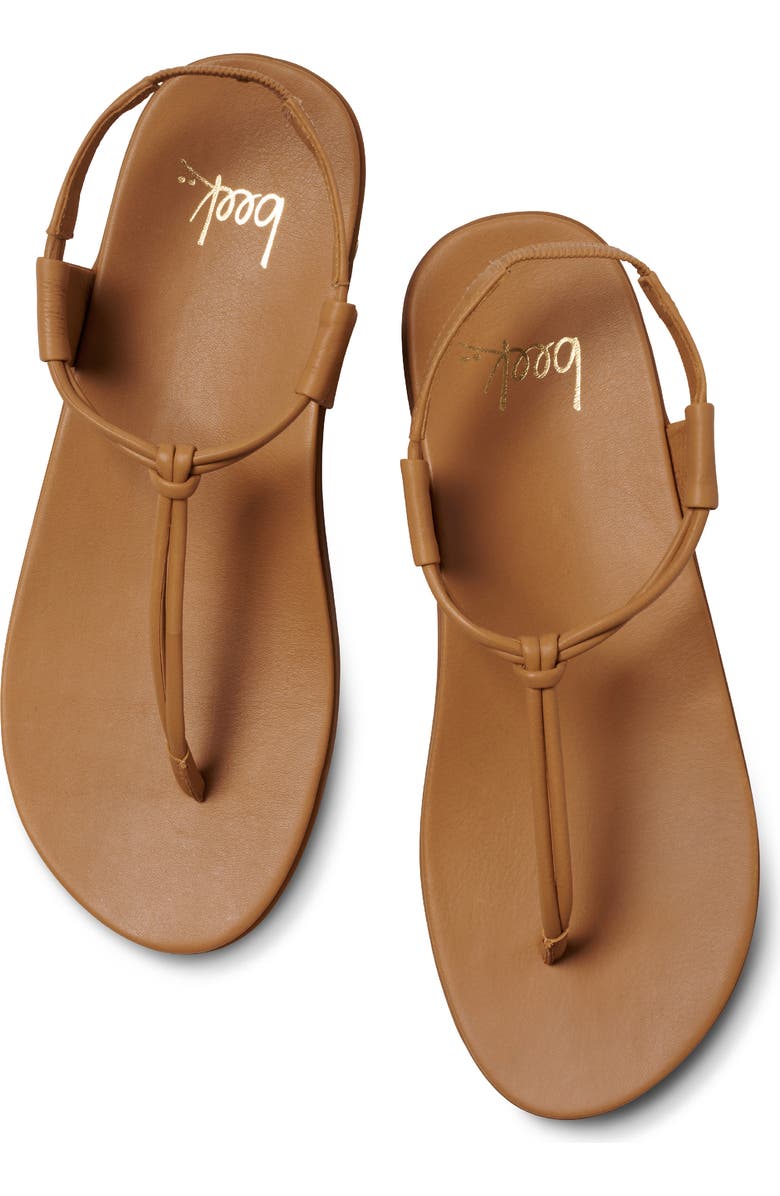 Beek Mango Leather Sandal, Alternate, color, Honey