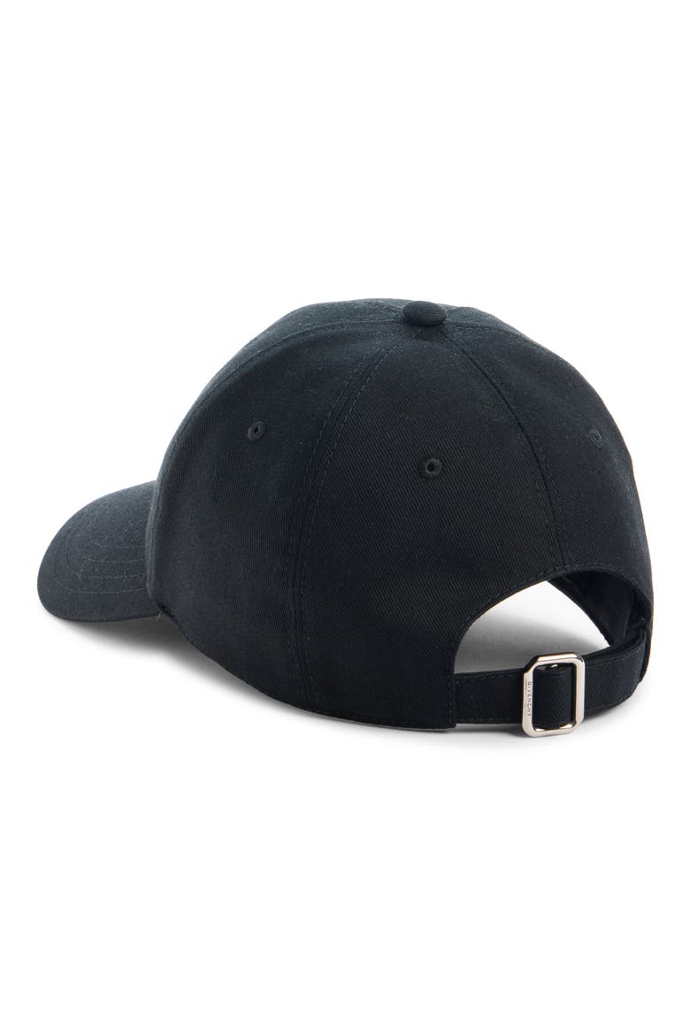 Logo Embroidered Adjustable Baseball Cap, Alternate, color, BLACK