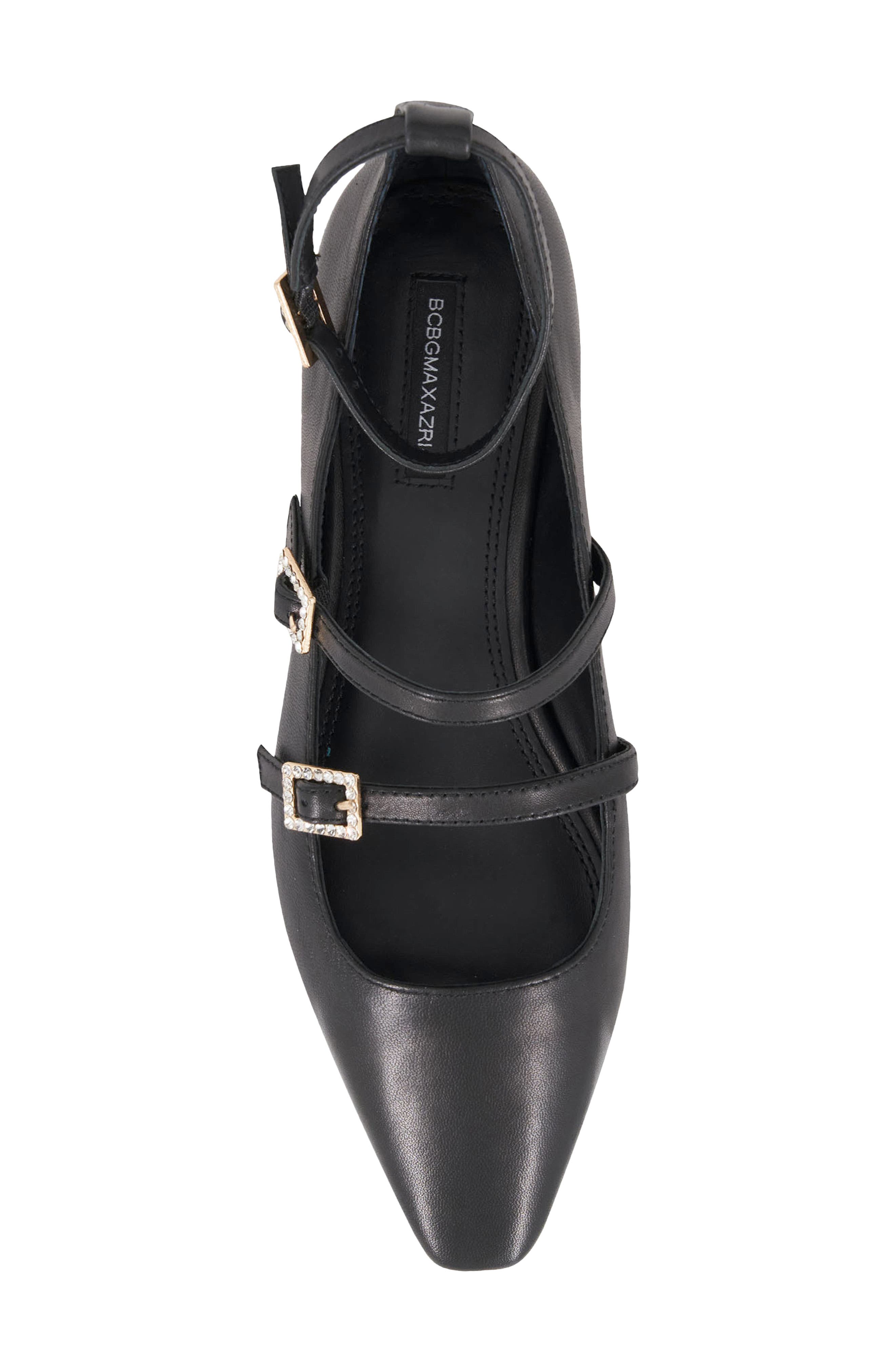 BCBGMAXAZRIA Taji Ankle Strap Mary Jane Flat, Alternate, color, 