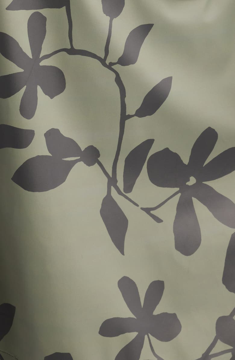 Masai Copenhagen Theia Leaf Print Hooded Raincoat, Alternate, color,