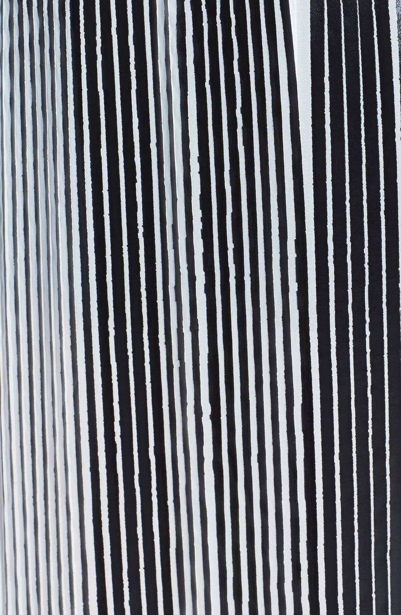 Trouvé Pleated Metallic Midi Skirt, Alternate, color, 