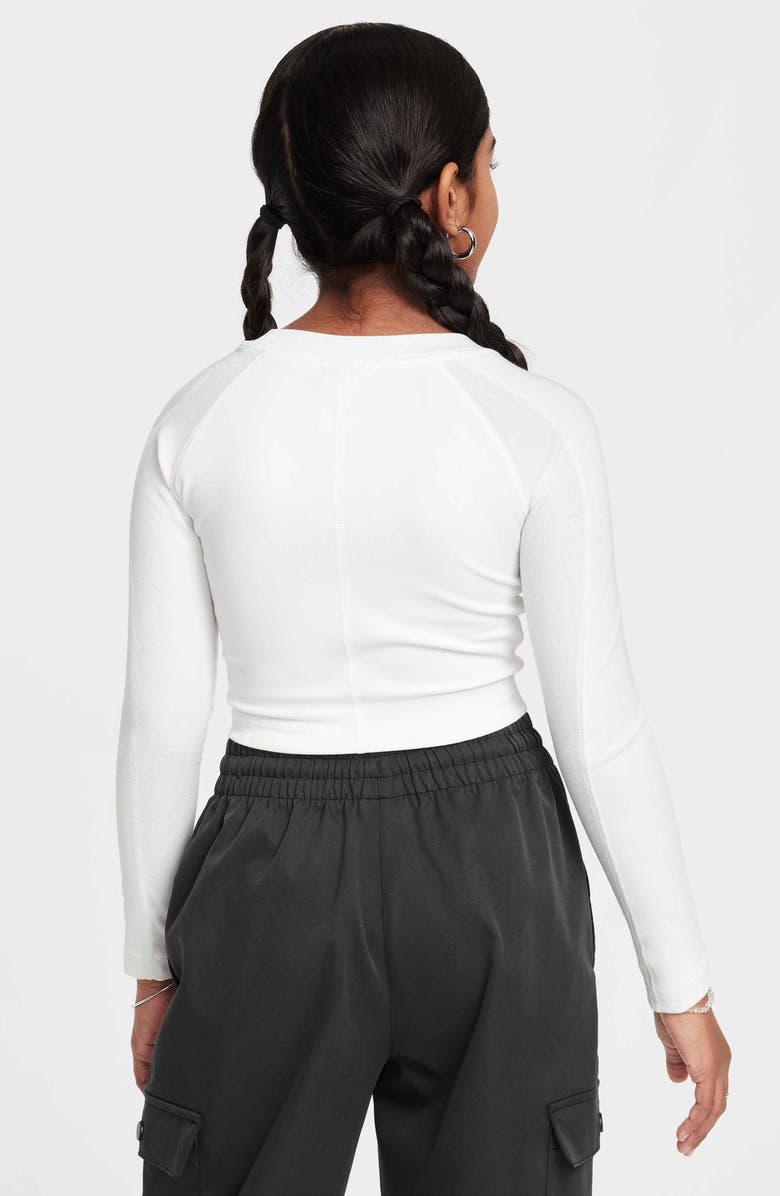 Nike Kids' Crop Long Sleeve Top, Alternate, color, 