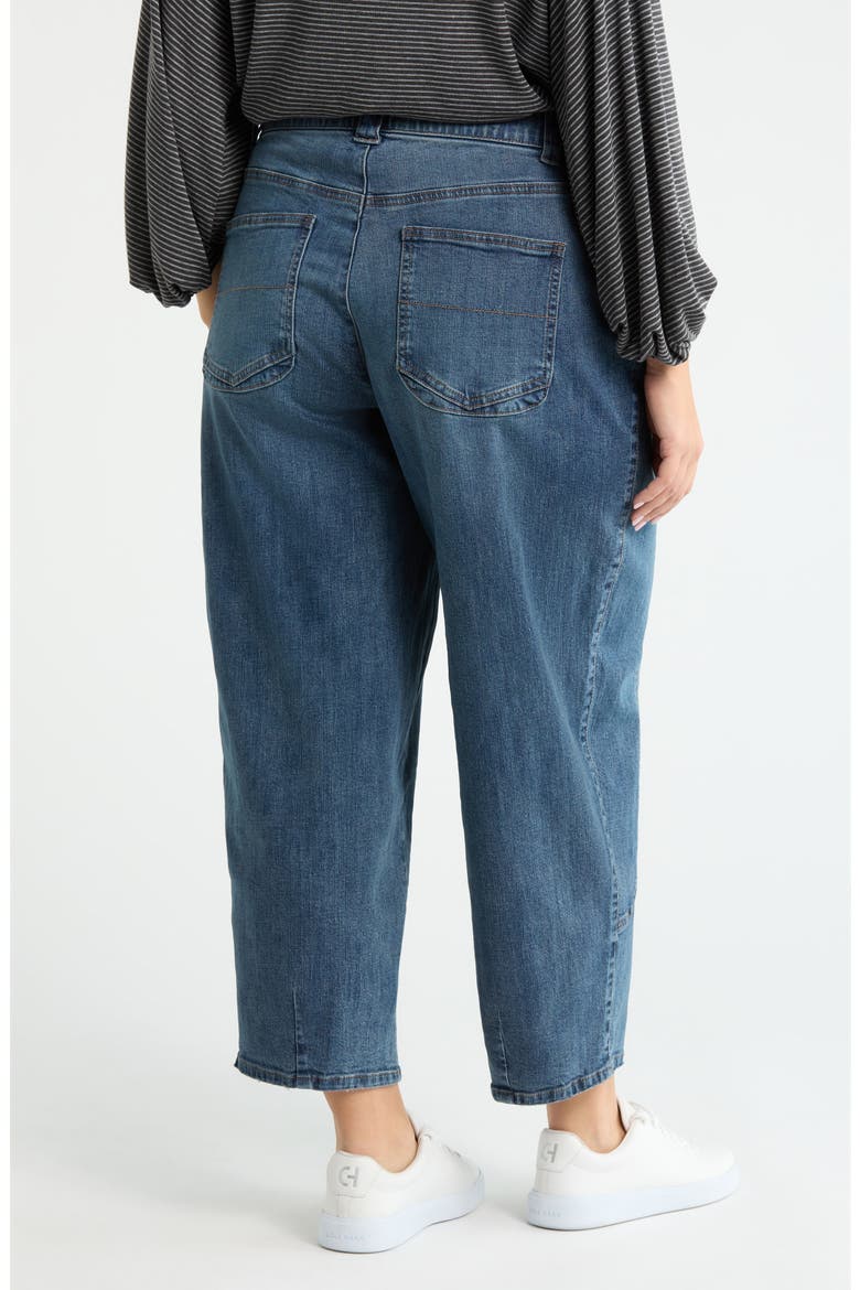 High Waist Ankle Barely Barrel Jeans, Alternate, color, MID BLUE ARTISANAL