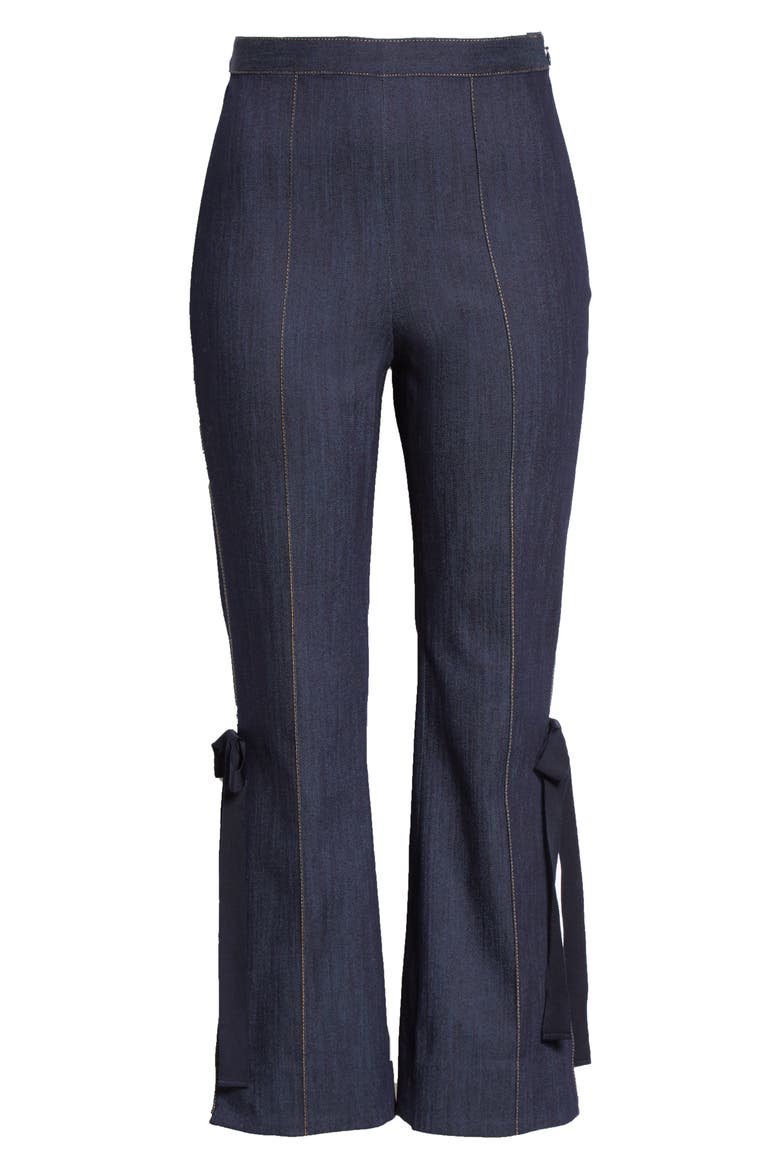Cinq á Sept Lou Denim Pants, Alternate, color, INDIGO