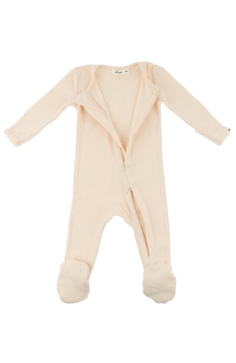 oh baby! Twinkle Pointelle Footie, Alternate, color, Natural