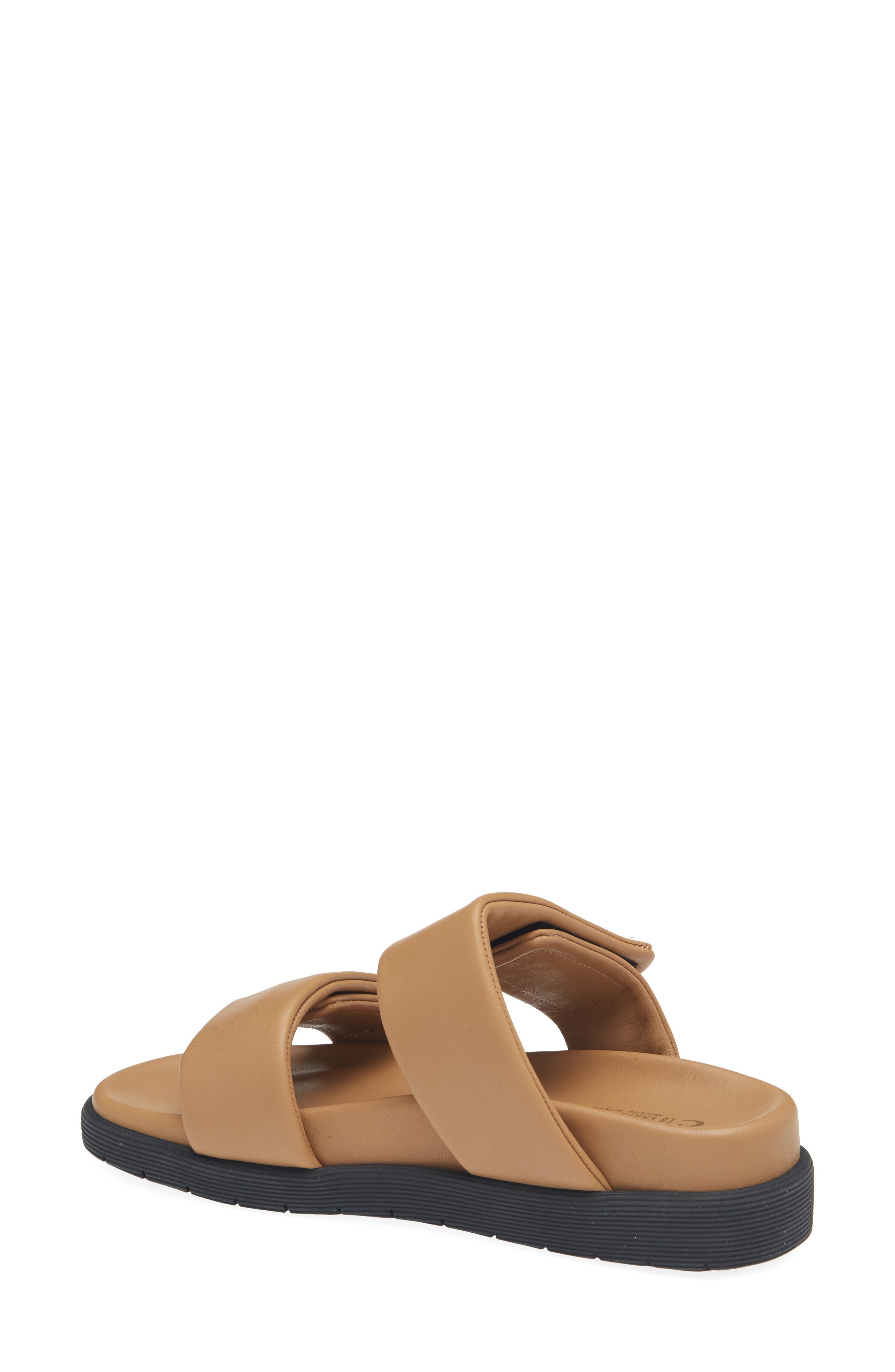 La Canadienne Glena Slide Sandal, Alternate, color, Camel