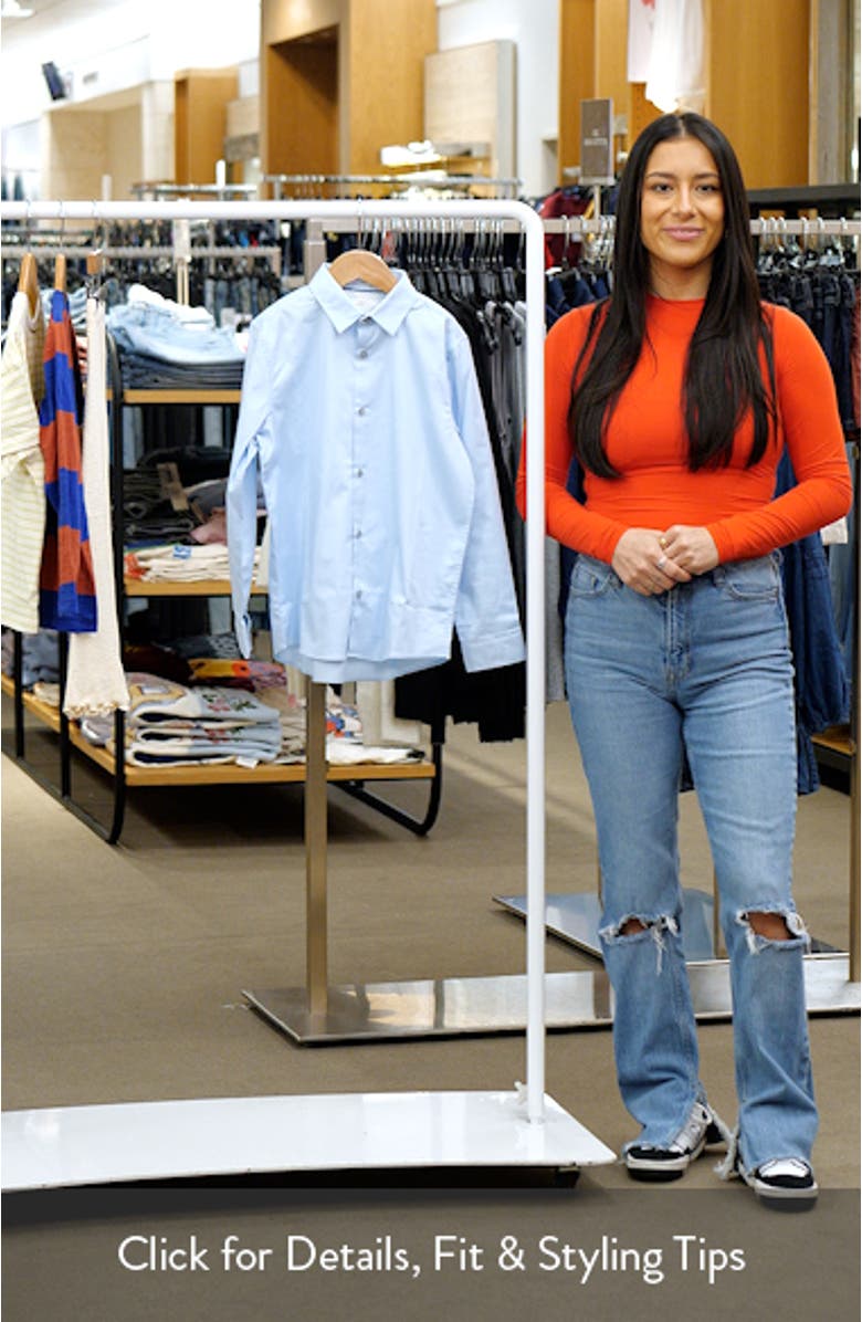 Kids' Solid Button-Up Shirt, sales video thumbnail