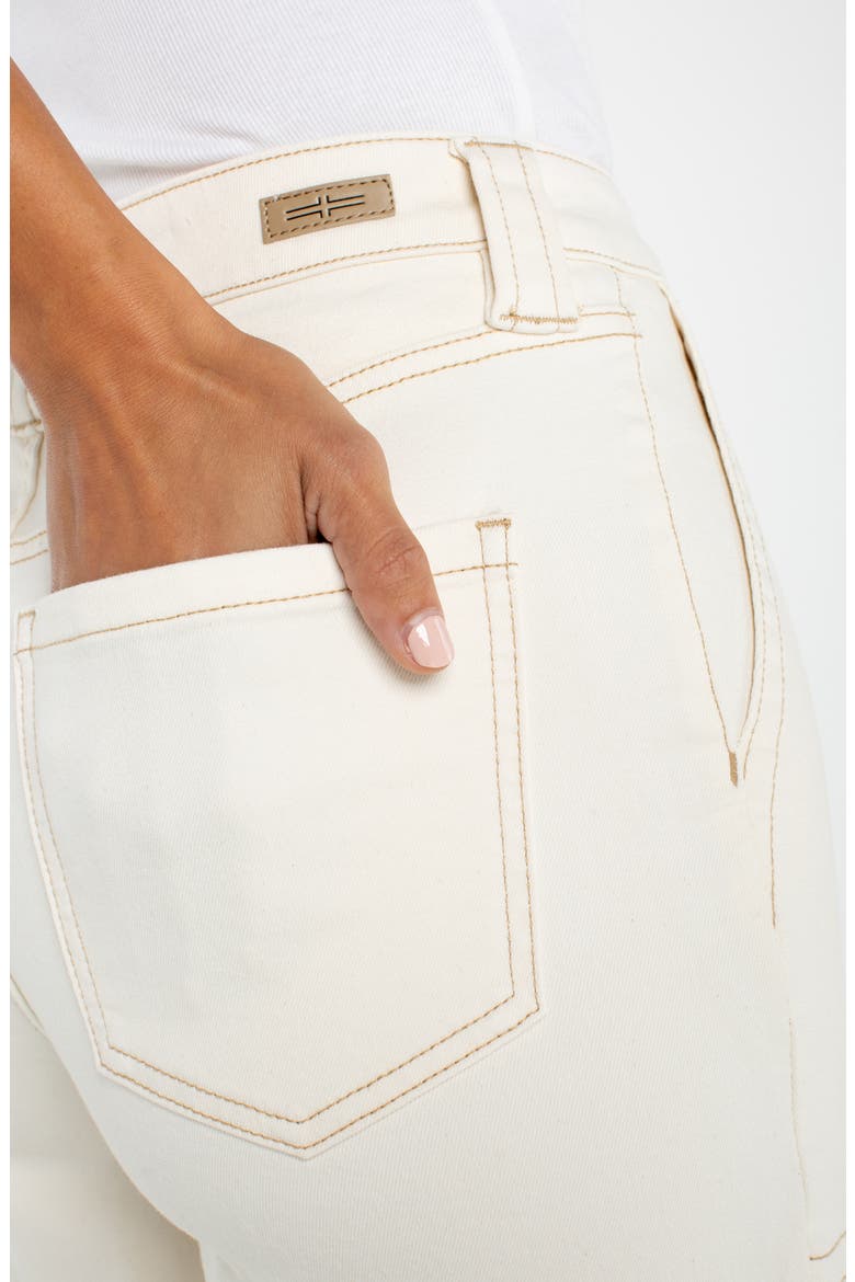 Stride Patch Pocket High Waist Crop Wide Leg Jeans, Alternate, color, SEASIDE DUNES