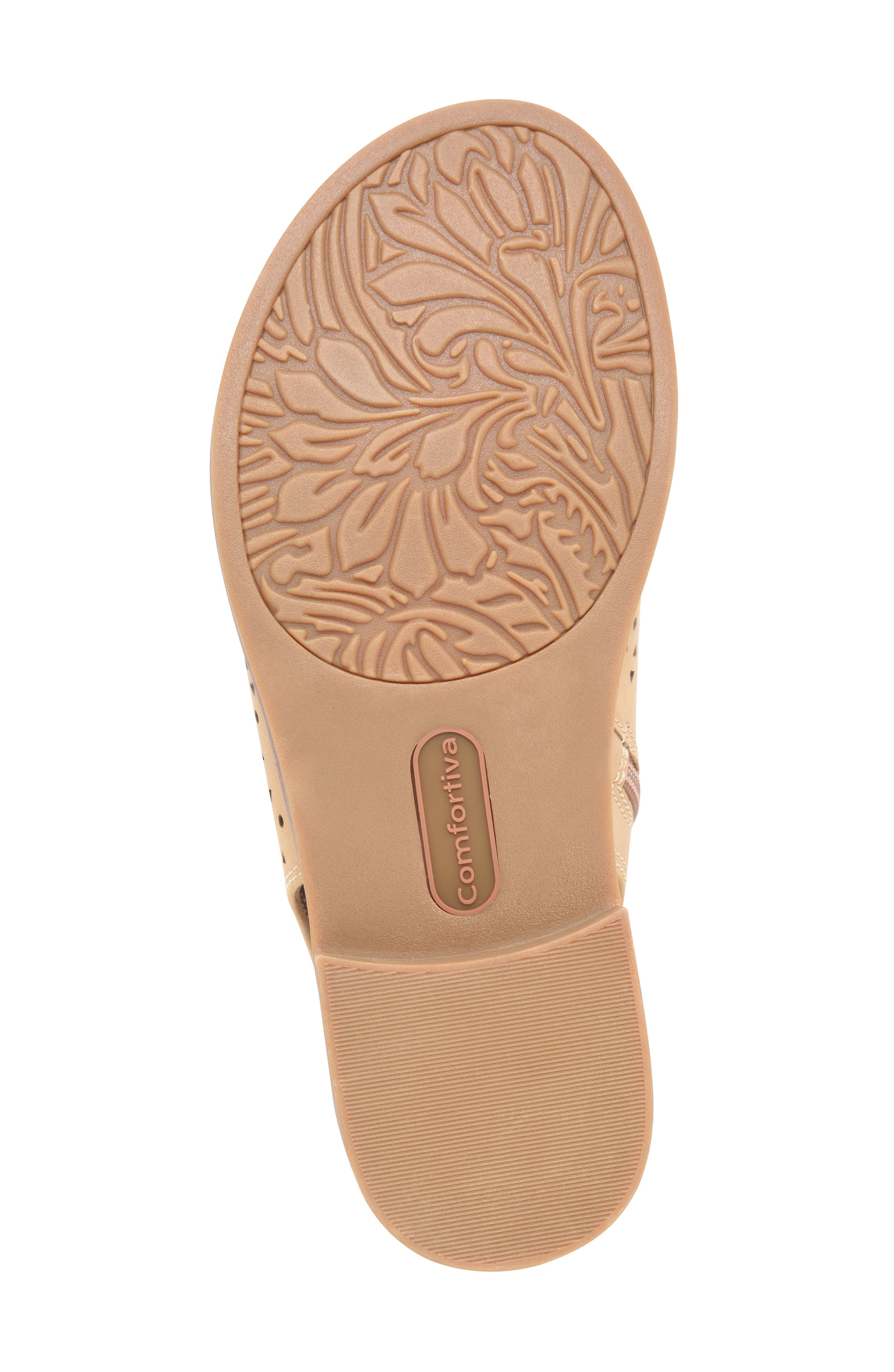 Delsie Cutout Sandal, Alternate, color, NEW CARAMEL