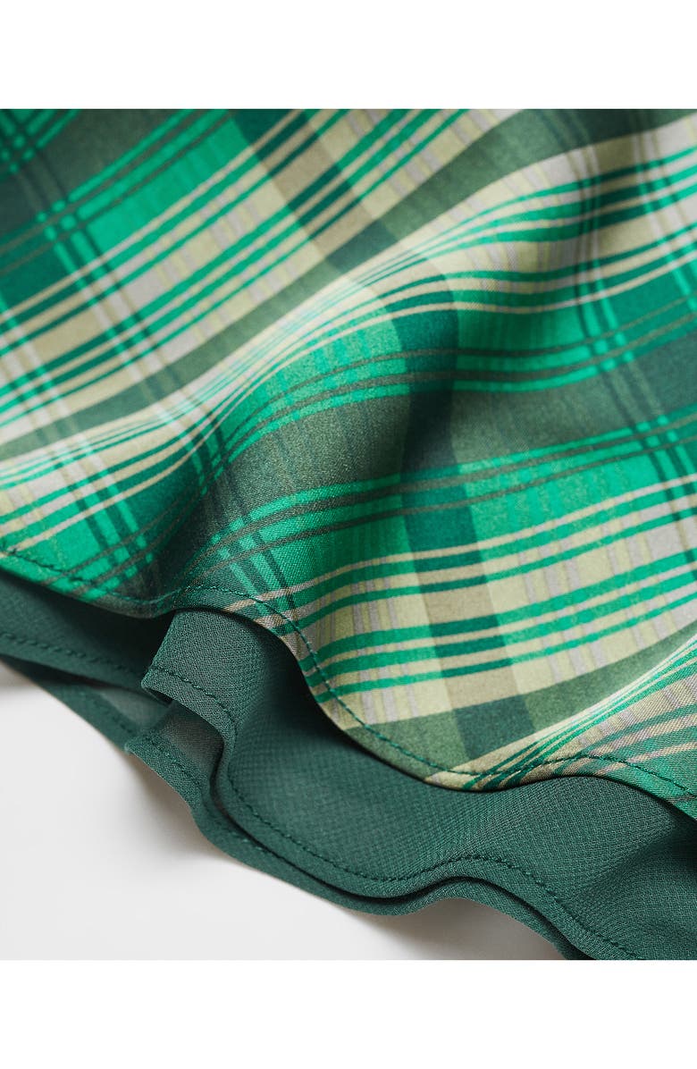 MANGO Plaid Midi Skirt, Alternate, color,