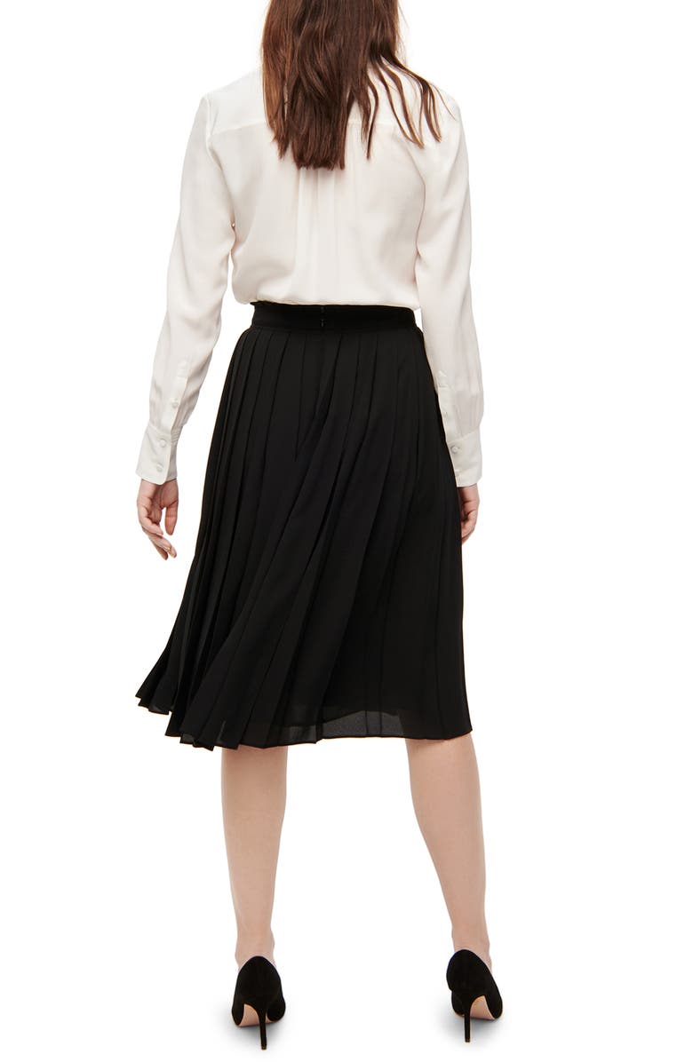 J.Crew Pleated Midi Skirt, Alternate, color, 
