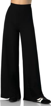 IVONNE Ribbed Wide-Leg Culotte Pants