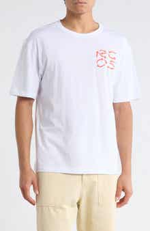 Paint Stroke Graphic Cotton T-Shirt