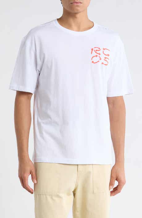 Paint Stroke Graphic Cotton T-Shirt