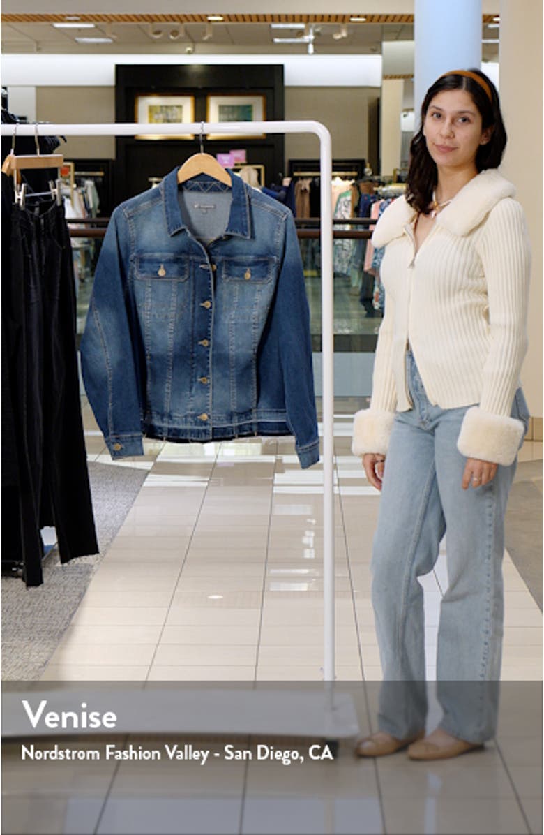 Release Hem Denim Trucker Jacket, sales video thumbnail