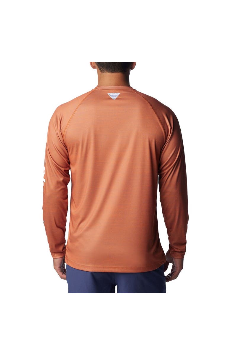Columbia Men's Columbia Orange Texas Longhorns Big & Tall Terminal Tackle Raglan Omni-Shade Long Sleeve T-Shirt, Alternate, color,