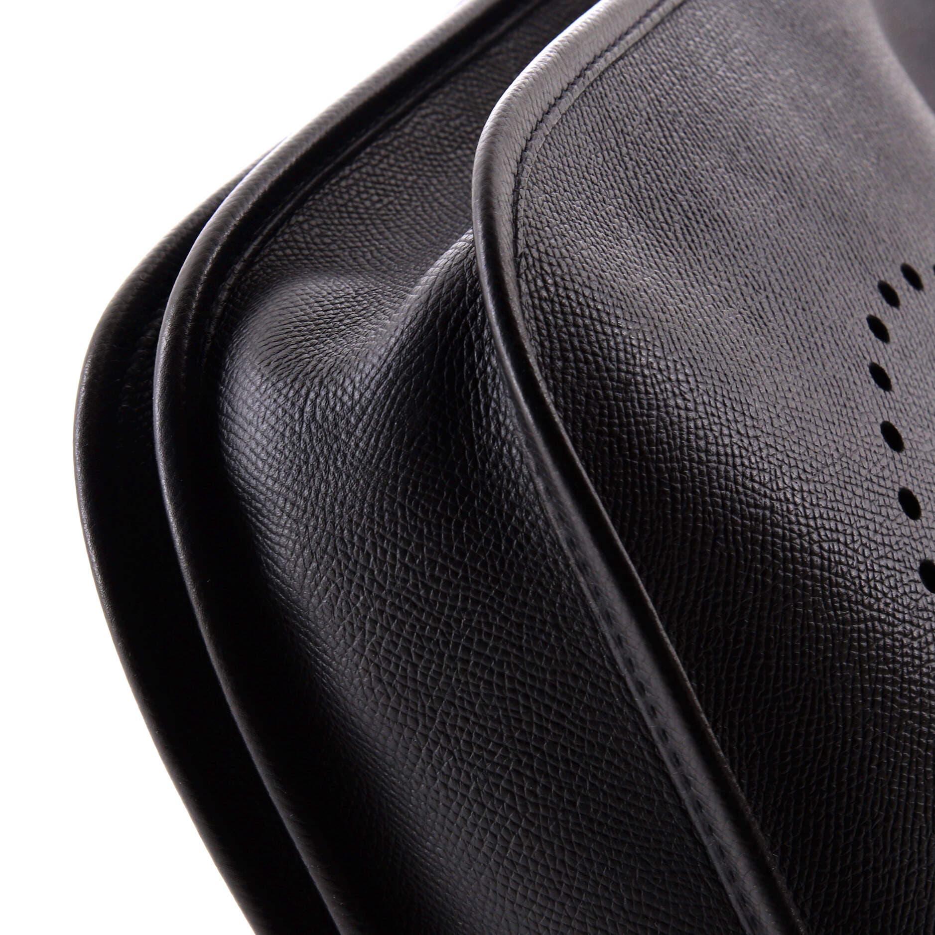 Pre-Owned Hermes Evelyne Bag Gen III Epsom PM, Alternate, color, Noir