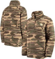 G-III SPORTS BY CARL BANKS Women's G-III Sports by Carl Banks Camo New York Rangers Sherpa Quarter-Zip Jacket