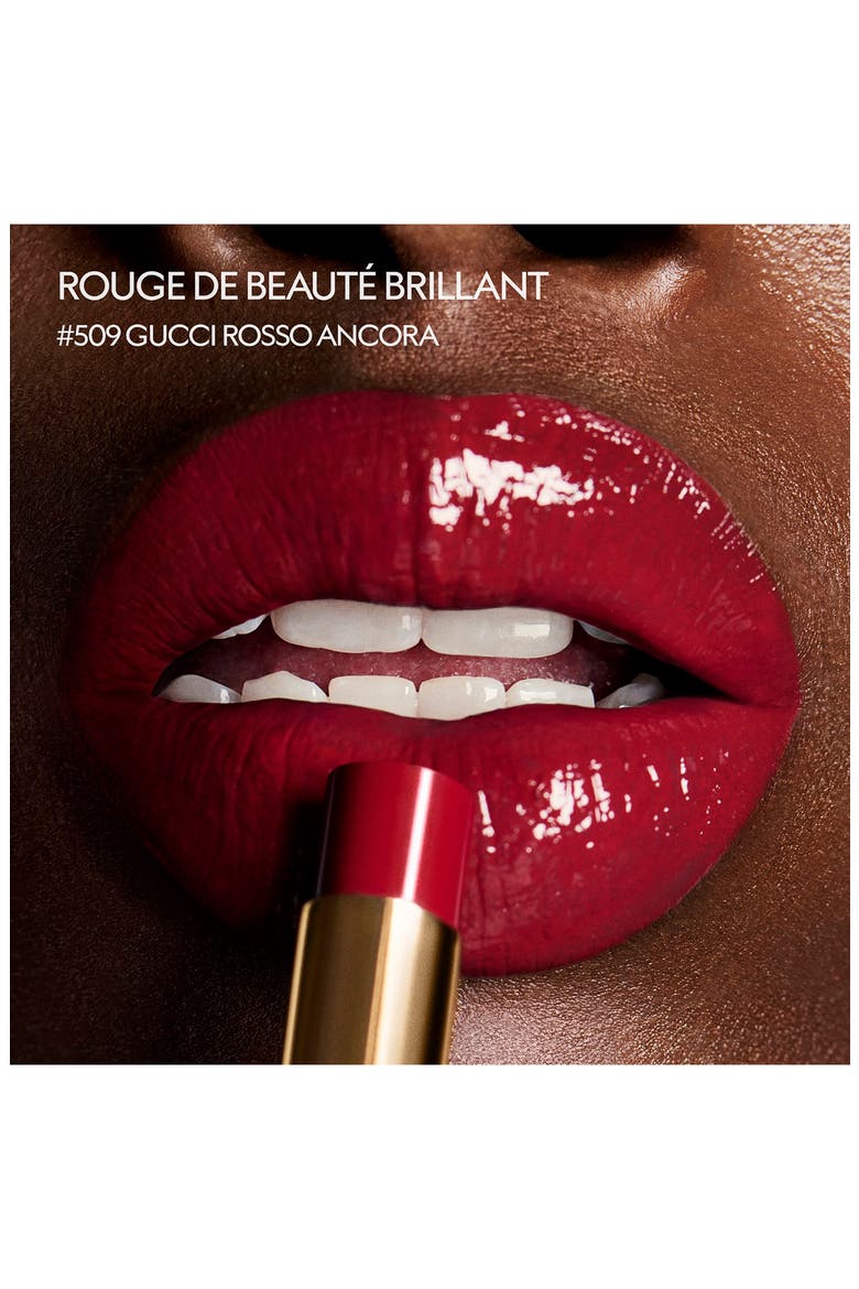 GUCCI 口紅 ROUGE DE BEAUTÉ BRILLANT セット Rouge de Beauté Brillant Glow & Care Lipstick (Women) | Nordstrom