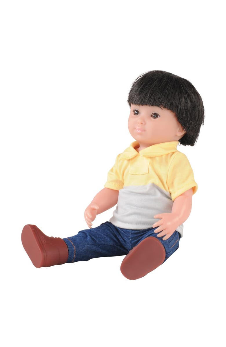 Kaplan Early Learning Company 13" Multiethnic Doll - Asian Boy, Alternate, color, Multicolored