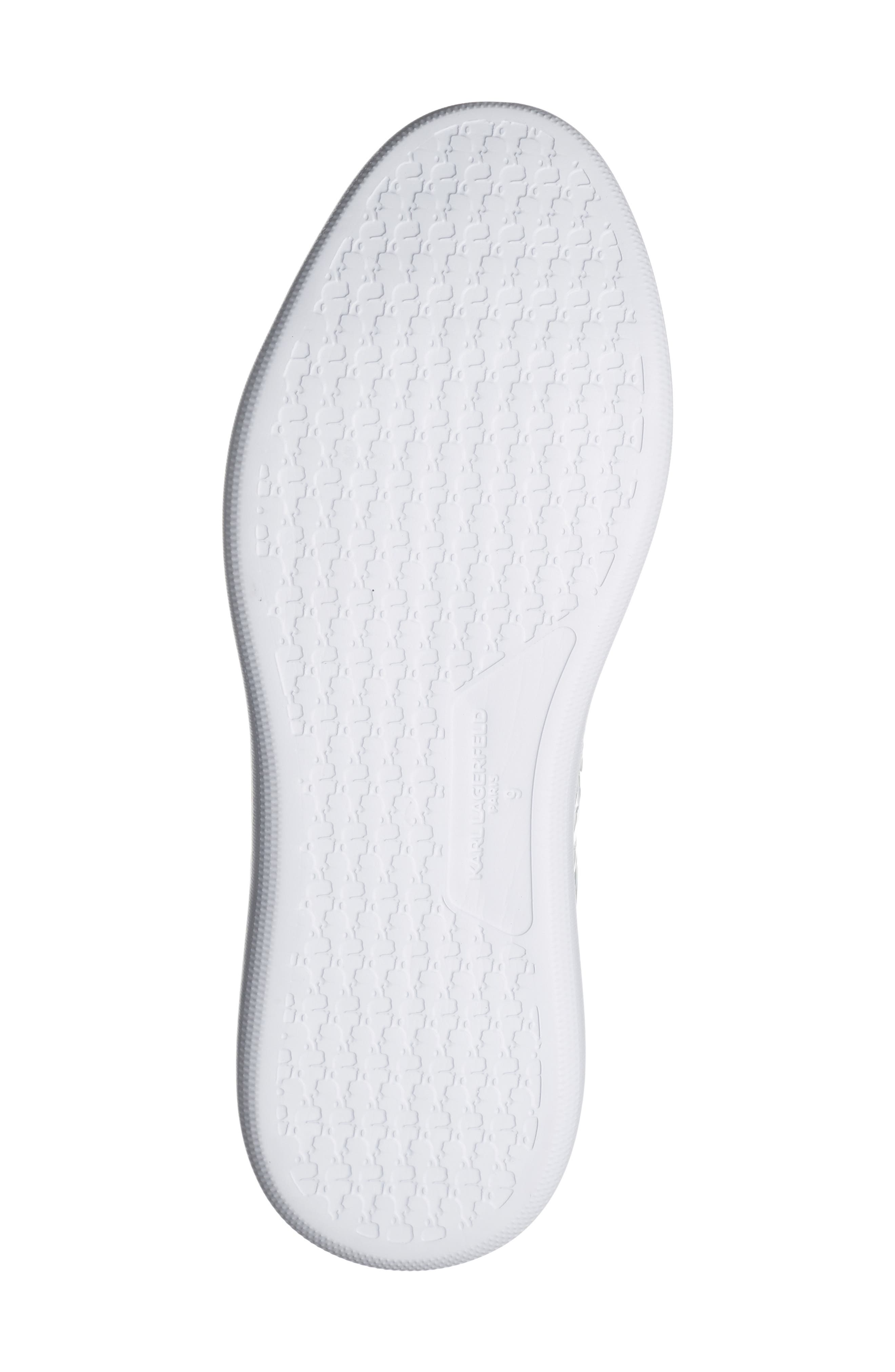 KARL LAGERFELD PARIS Karl Profile Low Top Sneaker, Alternate, color, White