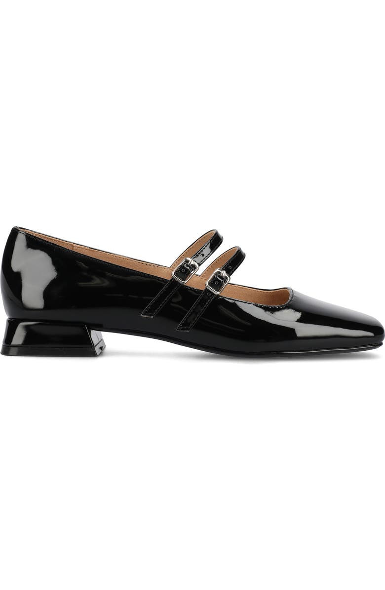Journee Collection Gredah Mary Jane Pump, Alternate, color, Black Patent