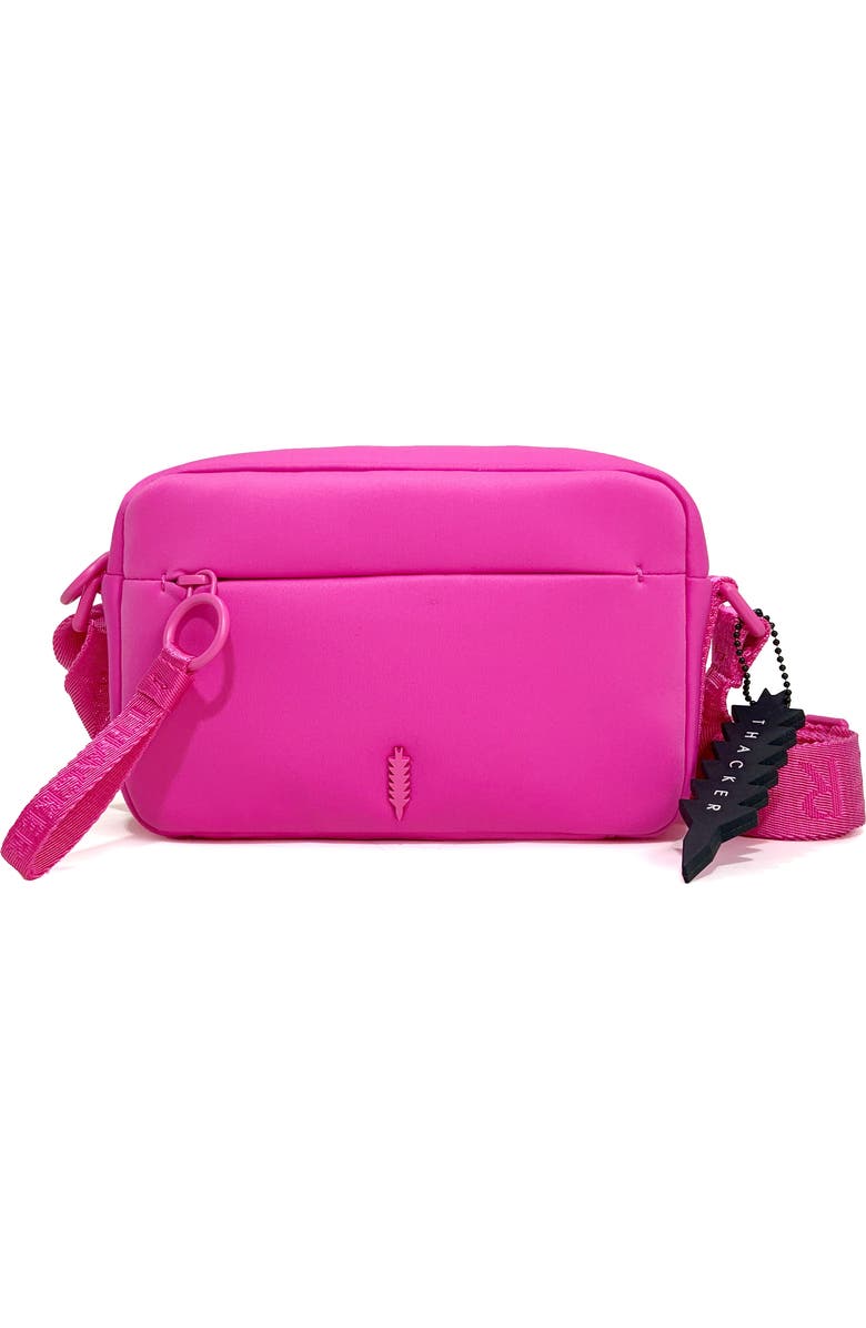 Thacker Ella Phone Zip Crossbody Bag, Main, color, Fuchsia