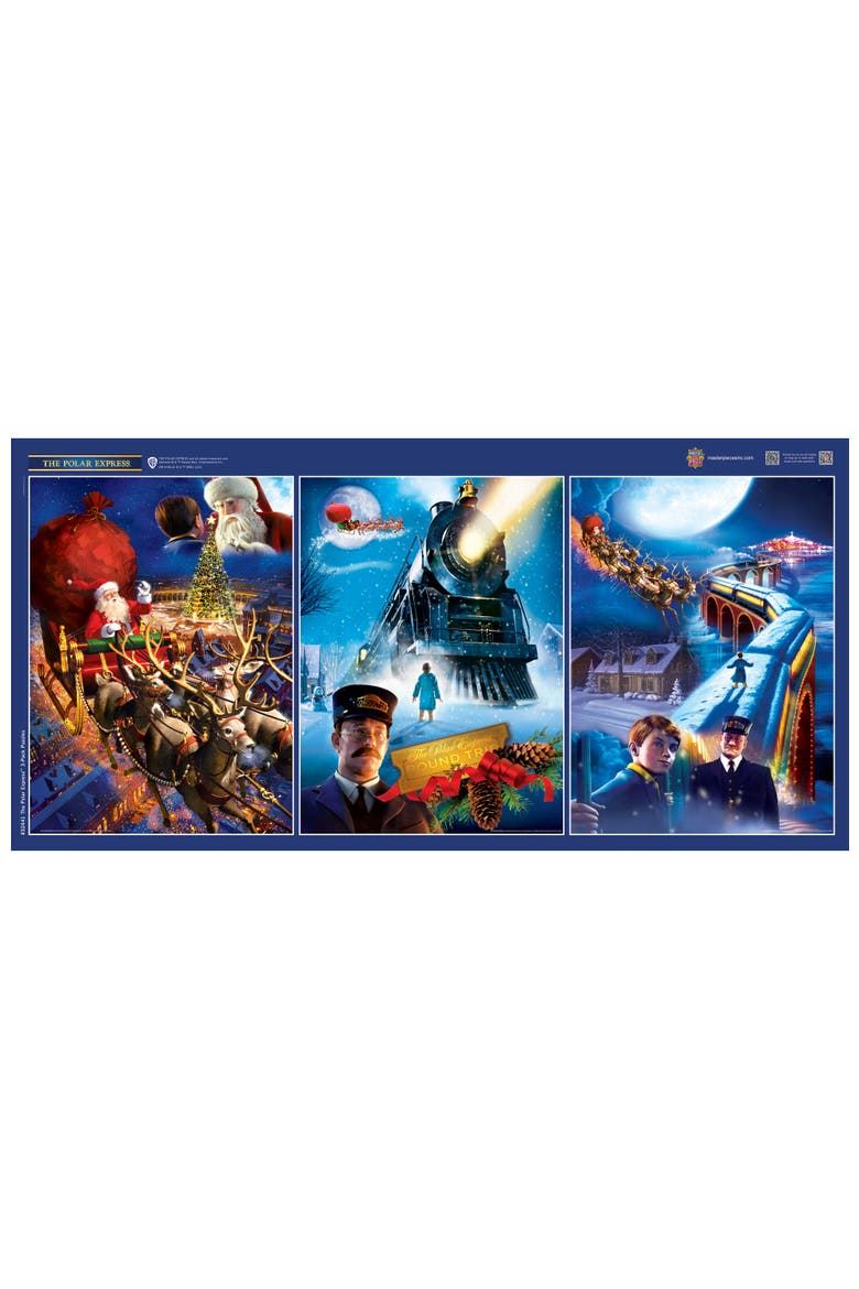The Polar Express 500pc Puzzle 3-pack, Alternate, color, Multicolor