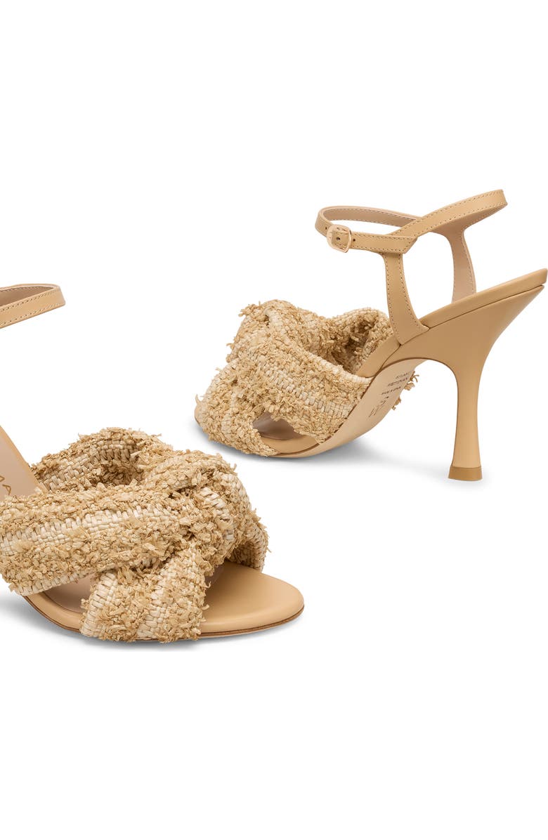 Stuart Weitzman Soplaya Sandal 100, Alternate, color, Natural/ Natural Castell