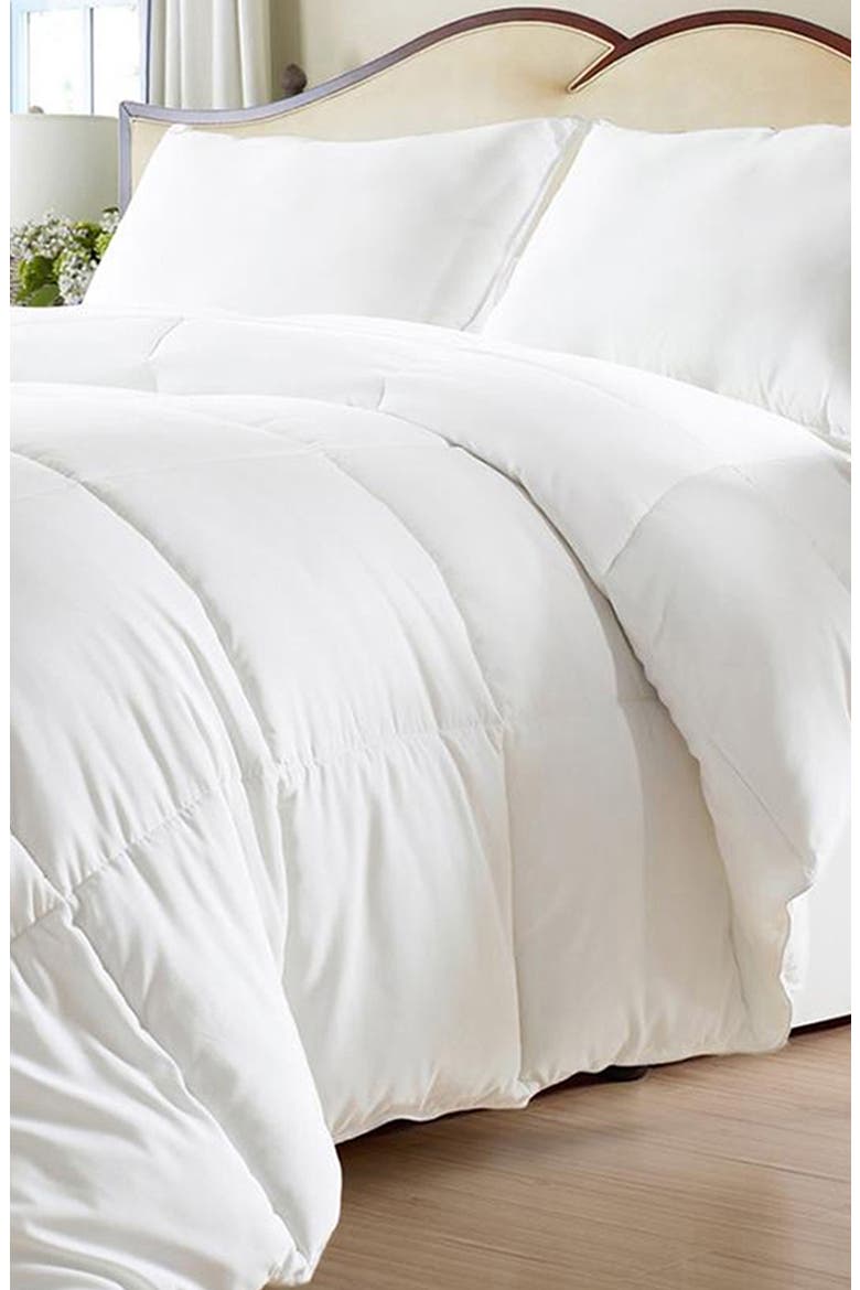 Super Soft Down Alternative Comforter, Alternate, color, WHITE